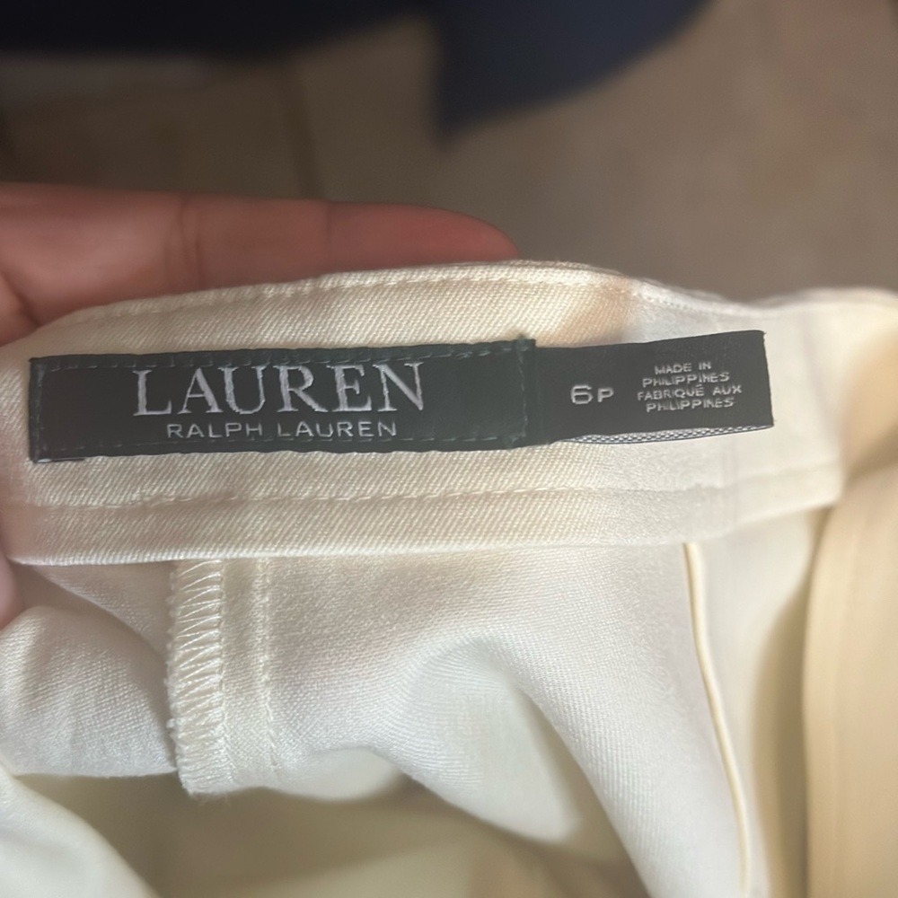 Lauren Ralph Lauren Ivory Trousers